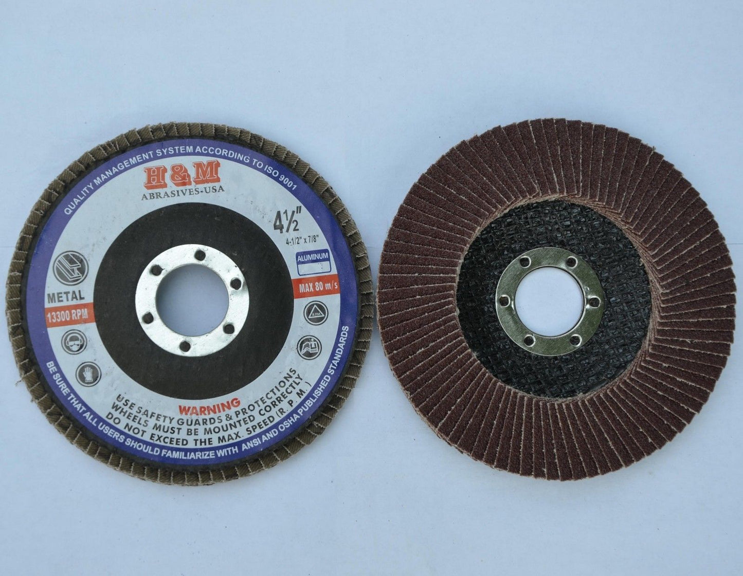 4" 4-1/2" 5" 6" 7" FLAP DISCS Sanding Grinding in Volume discount